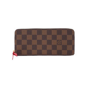 Louis Vuitton Damier Portefeuille Wallet Clemence Zip Around Long